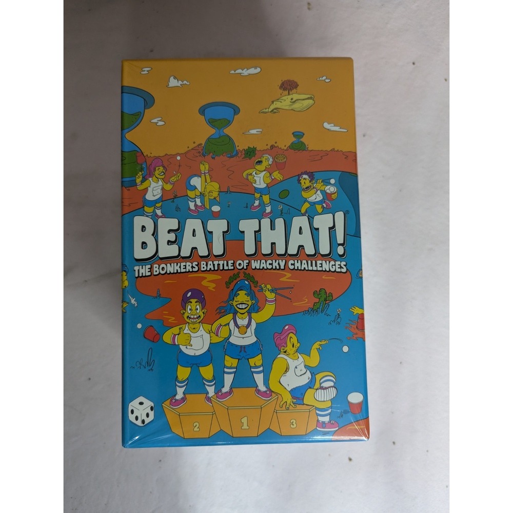 Beat That Bonkers battle of wacky Challenges Game 2-8 players ages 9+ NEW